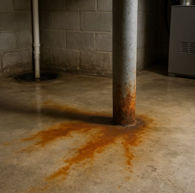 Rust Stains in the Basement