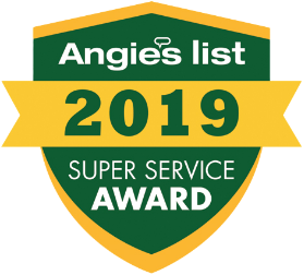 Angie's List Super Service Award 2019 badge