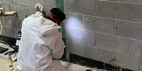 Carbon Fiber Basement Wall Repair | Foundation Repair Richmond | Kefficient