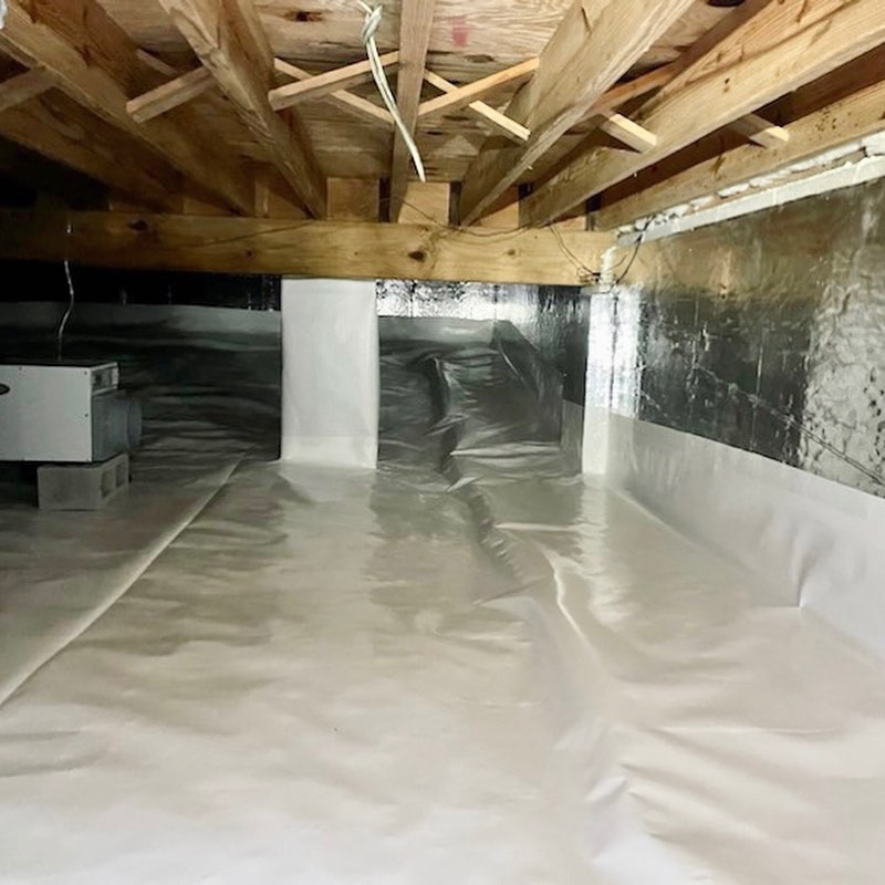 Clean & Encapsulated Crawl Space | Crawl Space Insulation Richmond VA | Kefficient