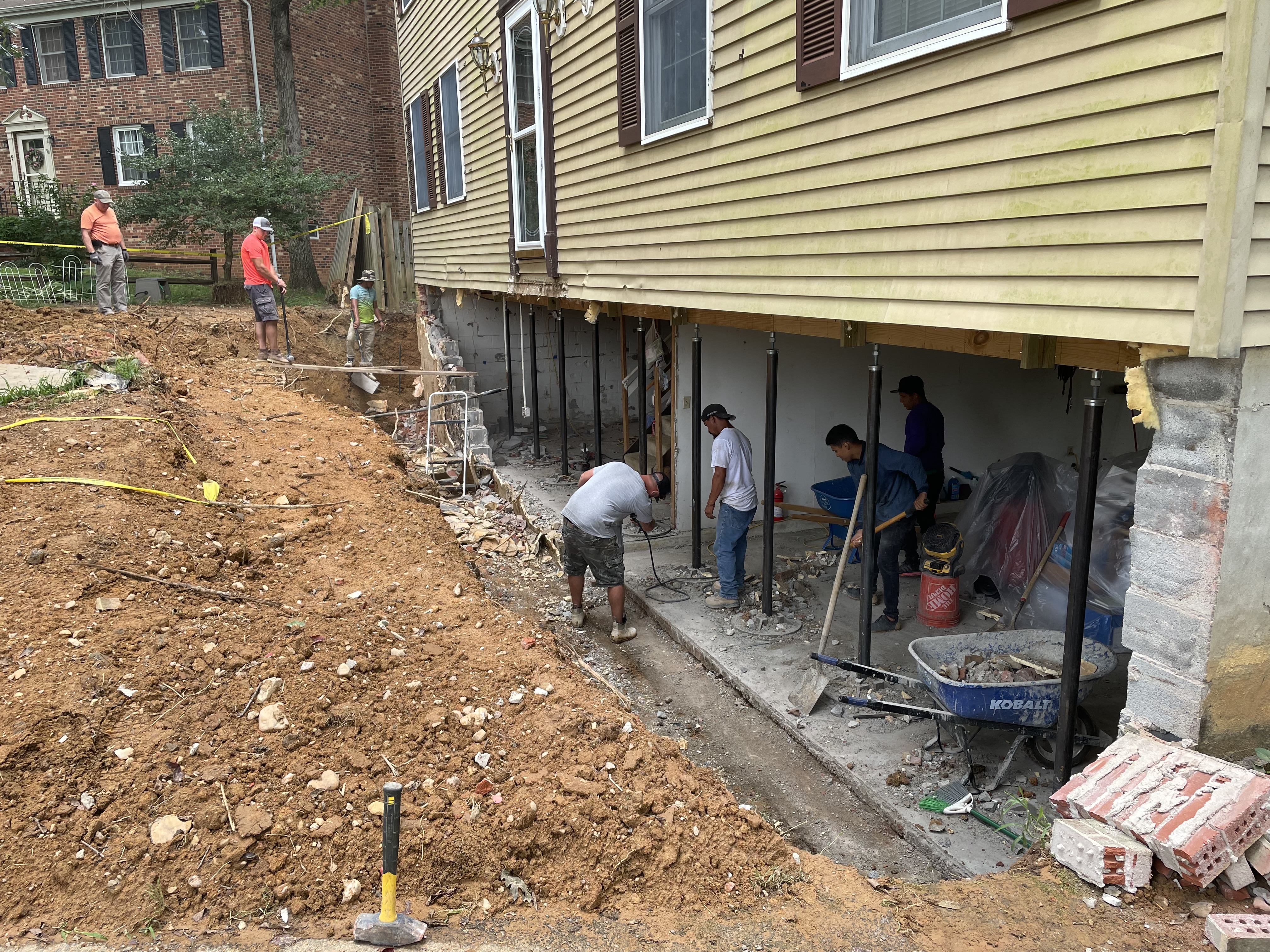 Foundation Before Installing Helical Piers In Richmond | Kefficient