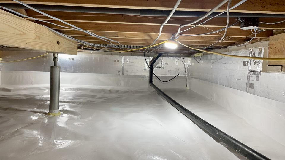 Stabilized Crawl Space | Power Post Crawl Space Stabilizer Richmond